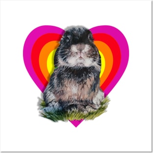 Alvin the mini lop rabbit! Posters and Art